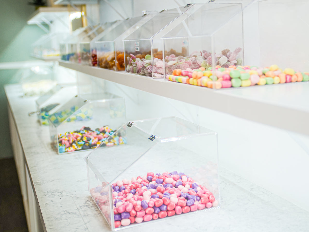 The self-serve candy wall