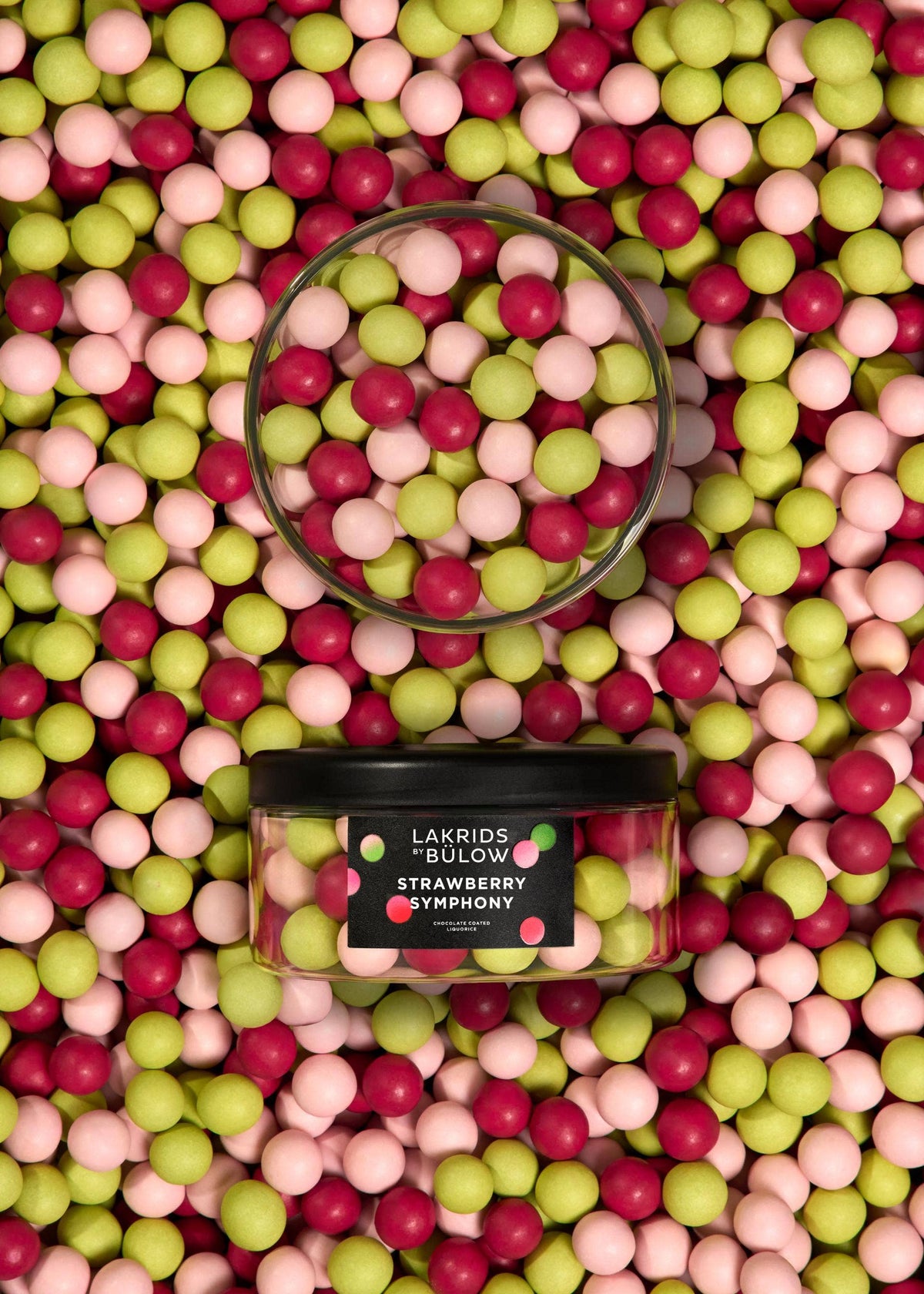 NEW LARGE MIXED jar  |  CELEBRATION: Strawberry Symphony