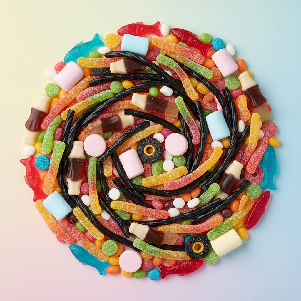 Swedish Candies in a Circle